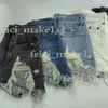 Designer New Season Denim Shorts High Waited Retro Retro Casual Rough Hem Slim Jeans Fashion Fashion Womens Vêtements