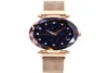 Montre-bracelets AMXIU Fashion Milan Watch Strap Starry Sky Magnet paresseux pour Girl Gift and Woman3904512