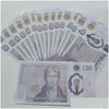 Other Festive Party Supplies Prop Money Toys Uk Pound Gbp British 5 10 20 50 Fake Notes Toy For Kids Christmas Gifts Or Video Film Dro Otx62