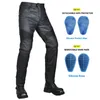 Motorcycle Apparel Volero Mise à niveau recouvert étanche de conduite en denim jean Locomotive Cycling Moto Racing Pantal