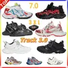 With box designers Runner 7 Track 3.0 3XL vintage women men casual shoes Paris Runners sneaker 7.0 Trainers black white pink blue Burgundy Deconstruction sneakers