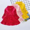 Sukienki dla dziewczyn 2018 Summer New Childrens Odzież Spring Autumn Girl Flip Flip Obroźnia Princess Dress Modna Dziecięcy Dressl405