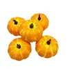 Fleurs décoratives 12pcs Pumpkins artificiels légumes pour l'automne Halloween Thanksgiving Porch Holiday Party Party Decorations