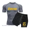 Herren Traursuits Sommeranzug modische Sportbekleidung Kurzärärmelte T-Shirt Sportshorts Casual Fitness-Training Jogging S-3xl