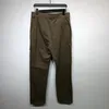 Pantalon de taille plus masculin Round Nou brodé et imprimé de style polaire de style Polar With Street Pure Cotton 222RW