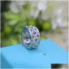 Bands anneaux Designers Ring Fashion Women Jewelrys Gift Luxurys Diamond Sier Designer Couple Jewelry Gifts Simple Personnalized Style P DHXW6