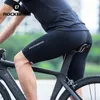 Rockbros unisex bisiklet şortları pro bisiklet takımı yaz bisiklet kısa tayt bisiklet mtb yol bisiklet pantolonlar önlük şort 3D jel ped 240508