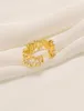 18CT Thai Baht G/F Gouden Stones 1,95 CT Witte Ring Eeuwigheid Band 22K Echte solide Simulant Diamond Rings rechthoek Gem met 9075263