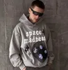 Sweats à capuche masculine 2023 Broken Planet Space Madie sweat à capuche Men Femmes Gray BPM Priving Pillurs Fece Hoody H240508