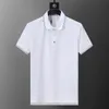 Designer Polo Collar Lined T-shirt for Men's Summer Fashion Polo Collar Short Sleeve T-shirt Made of European and American Cotton High Quality Casual Wear Large M-3XL