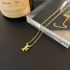 Neuer Designer romantischer Liebesgeschenkkette Hochwertige Frauen Schmuck Langkette Luxusdesigner 18K Gold Platted Halskette Einfacher Mode -Anhänger Halskette