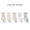 Kids Sokken 5 paar veel zomer Baby Sokken Mesh Girls Sock Sweet Flower Sock