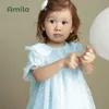 Abiti da ragazza Amila bambine vestito estate maglia vestito principessa bambina graziosa bambola scollatura dessert boutique abbigliamento per bambini 0-6 annil2405