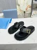 Designer Sandals Uomini Donne Polli Slide Slide comfort piatto pantofole per muli in rilievo cursore femminile Nylon Cool Slide 0504