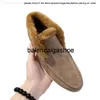 LP Loro Klavierschuhe Schneestiefel Paar 2023 Herbst/Winter Neue echte Wolle bequem flacher Boden beige große gewstee Pelzschuhe kurz