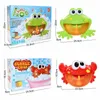 Toys de bain Bubble Crabs Baby Bath Toy Funny Toddler Bath Bubble Maker Pool Swimming Bathtub Machine de salle de bain Toys pour enfants pour enfants D240507