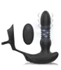 Penis Massager de polla Sexo juguete vibrador anal con anillo vibrante empuje de la próstata tapón para hombres juguetes para mujeres3818856