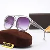 Солнцезащитные очки для дизайнеров бренда Tom Retro Super Star Drive Sunglass для мужчин женские очки с коробкой 8 цветов TF1882