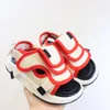 Luxury merkontwerper Kid Toddlers Devil Patch Pocket Kids Sandalen voor jongens en meisjes Summer Beach schoenen