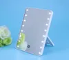 Miroir de maquillage avec 16 LED Miroir cosmétique avec tactile Switch Interrupteur Battre Stand de vanité pour tabletop21293379454215