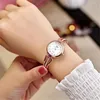 Polshorloges Fashion Rhinestone Steel Bracelet Band Quartz Women Pols Watch