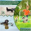 Hundespielzeug kaut im Outdoor Interactive Football mit Grab Tabs Training Fußball Haustier Biss Kauen Kugeln verbrauchen Energie ohne Zerstören Möbel Dhqs6