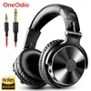 Fones de ouvido Oneodio sobre os fones de ouvido HIFI Studio DJ Ear Ear fones Monitorando músicas e fones de ouvido de jogos telefone e computador com microfone J240508