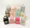 Baby Girls Jelly Bag Fashion Kids Candy Color Princess Handbag Handbag Mashion Gelit Children