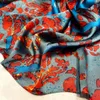 Écharpes Écharpe en soie en satin de luxe et lavage pour femmes grandes châles de 90 cm pashmina enveloppe de bande imprimé conception de la plage hijab bandana bandana
