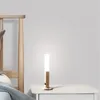 Lampe murale Creative moderne Smart Capteur LED LED CHARGE CORRIDOR ESPairway avec Base de bois du corps humain