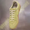 Designer casual skor margiela sneakers män kvinnor sneaker mm6 tränare mocka läder tränare gummi sole sneaker maison tränare utomhus löpskor p58