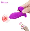 Silikon USB Dildo Vibratör Kablosuz Uzaktan Kumanda Vibratör Silikon Titreşimli Panties Sextoy Kadın Seks Oyuncak Çift C18118180126