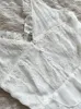 Повседневные платья Дизайн шикарные цельные платья без рукавов от плеча сладкое 2000-е эстетическое белое платье A-Line Mori Girl Party Prom Luxury