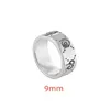 Ring Titanium steel silver love rings designer luxury jewelry for men and women spirit heart rings party engagement confession wedding Ring with green box Size 5-11