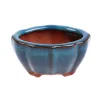 Töpfe chinesische Stil Bonsai Blumenpot Keramik Bastelpflanze Pan Pflanzer Hausdekoration 7.5*5.7*4 cm