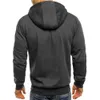 New Mens Sports Fitness Leisure Jacquard Sweater Cardigan Capuzes