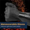 Gloves 14/18inch BBQ Gloves Neoprene Coating High Temperature Heat Insulation Oil Resistant Long Oven Microwave Barbecue Grill Gloves