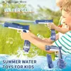 Sandspiel Wasser Spaß 2024 Sommer Hot M416 Gun Electric Pistol Schießen Spielzeug Vollautomatisch Outdoor Beach Childrens de Agua Geschenk Q240408