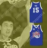 مخصصين لرجال الشباب/الأطفال ياو مينغ 15 Shanghai Sharks China Basketball Jersey مع CBA Patch Top Sitched S-6XL