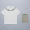 PARIS Men's Designer de diseñadores de camisetas BA Camiseta de manga corta Camiseta de ajuste de camiseta de algodón puro Camiseta suelta con tecnología de diamante caliente Carta de mangas cortas B2