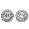 Stud Classic 925 Boucles d'oreilles Sier Sier 4 mm Diamond simated pour femmes hommes bijoux Drop Livraison OTWFM