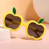 Lunettes de soleil Enfants Lunettes de soleil belles formes de fruits verres de soleil marques Designer Kids Boys Eyewear Outdoor Goggles Decoration For Gadons OCULOS