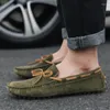 Casual schoenen heren Brits stijl mocassins echte lederen flats loafers schoeisel mannen winterping chaussures