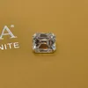 Lotusmaple Emerald Cut 0.2ct - 12ct عالية الجودة حقيقية Moissanite Gemstone Color D Clarity Fl كل واحد.