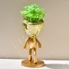 Vasi Figurina Figurina Figurina unica di fiori di fiori con piastrelle da discoteca a specchio Fiorgola succulenta del cactus per l'ufficio di casa