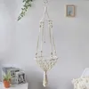 Lits de chats meubles été tissés d'été à la main Hamac Bohemian Style Coton Rope suspendu lit swing lit pour chaton pour animaux de compagnie pour chaton D240508