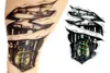 3D Large Waterproof Temporary Tattoos Stickers Mechanical Arm Fak Temporary Men Tattoo Sticker Body Art Removable Z49737210