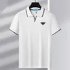 Designer Polo Shirt Mens Womens Luxury Pr Polo Tshirt Tops Lettre polos broderie T-shirt Tshirt à manches