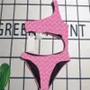 Sexy Waist Cut Swimsuits Women Women One Piece imbottita in costume da bagno BASSE BASSE BASSE PINK BAME LUXURY LETTURA SWIM BODYVIVE POLCI