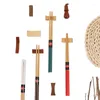 Dinnerware Sets Bamboo Chopsticks Pillow Wholesale El Home Creative Rack Lettering LOGO Chicken Wing Wood Chopsticks.